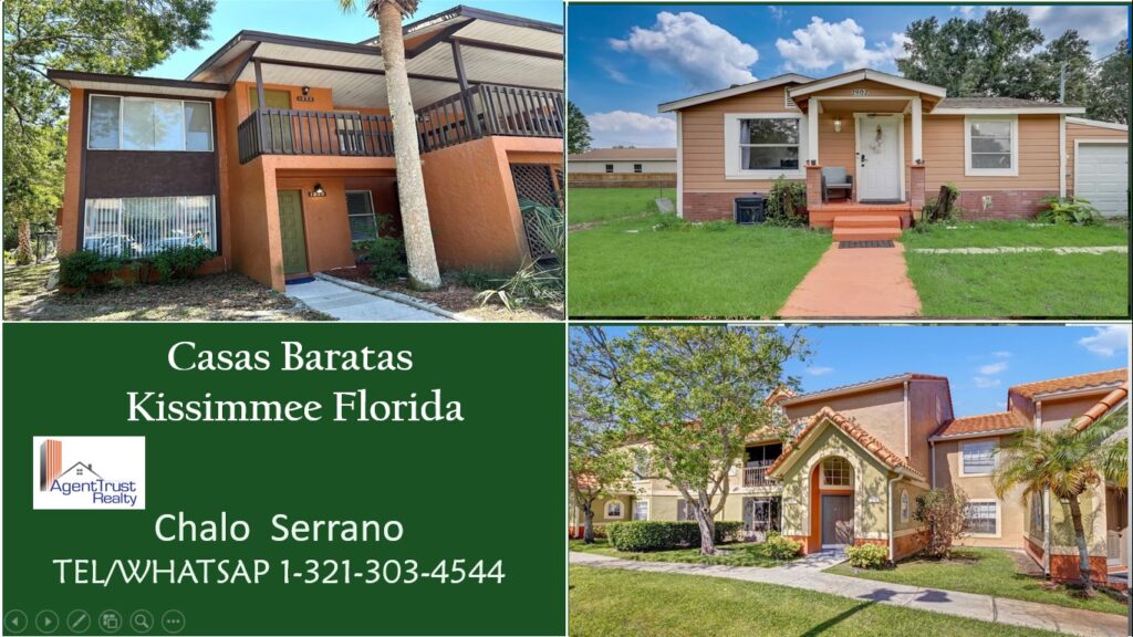 Casas baratas para la venta en Kissimmee Florida